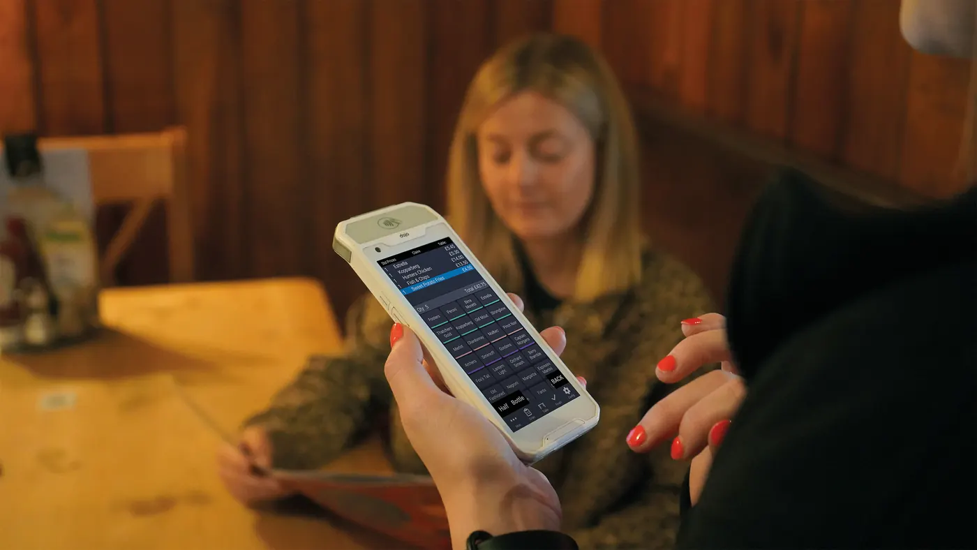 ICRTouch PocketTouch on a Dojo Pocket in a pub (image: ICRTouch)