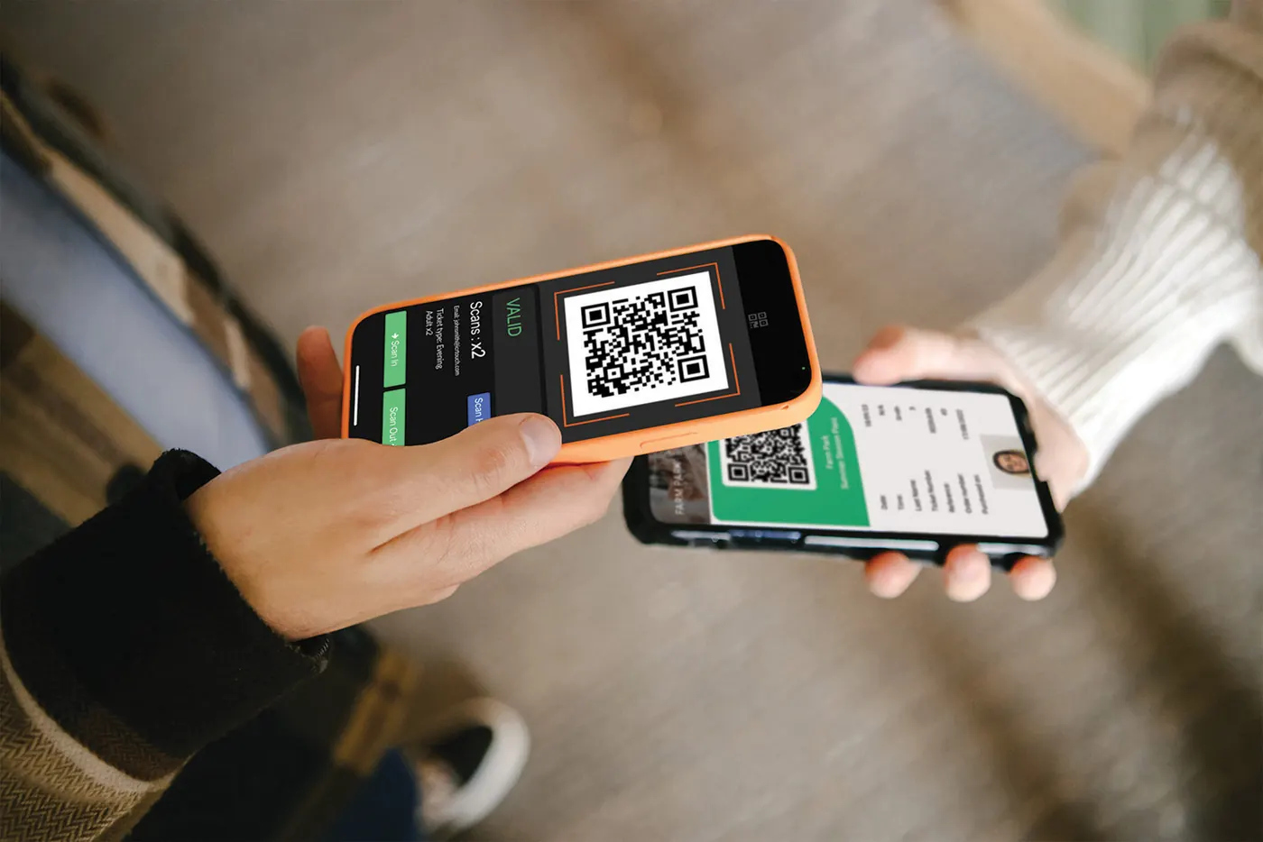 Scanning tickets at the entrance with ICRTouch Ticketing (image: ICRTouch)