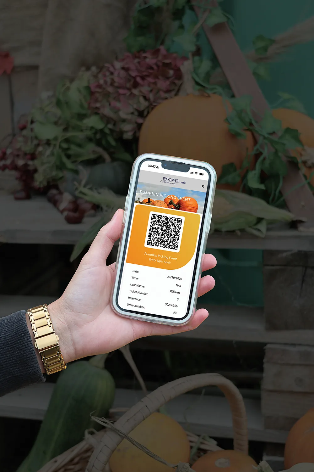 ICRTouch Ticketing e-ticket shown on a phone (image: ICRTouch)