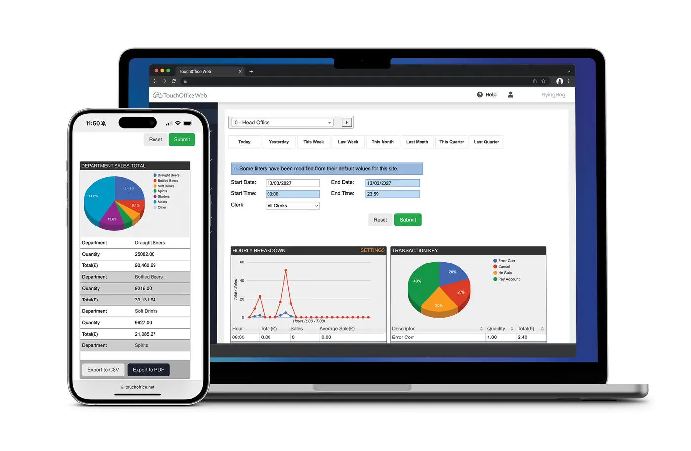 ICRTouch TouchOffice Web on a laptop and phone (image: ICRTouch)