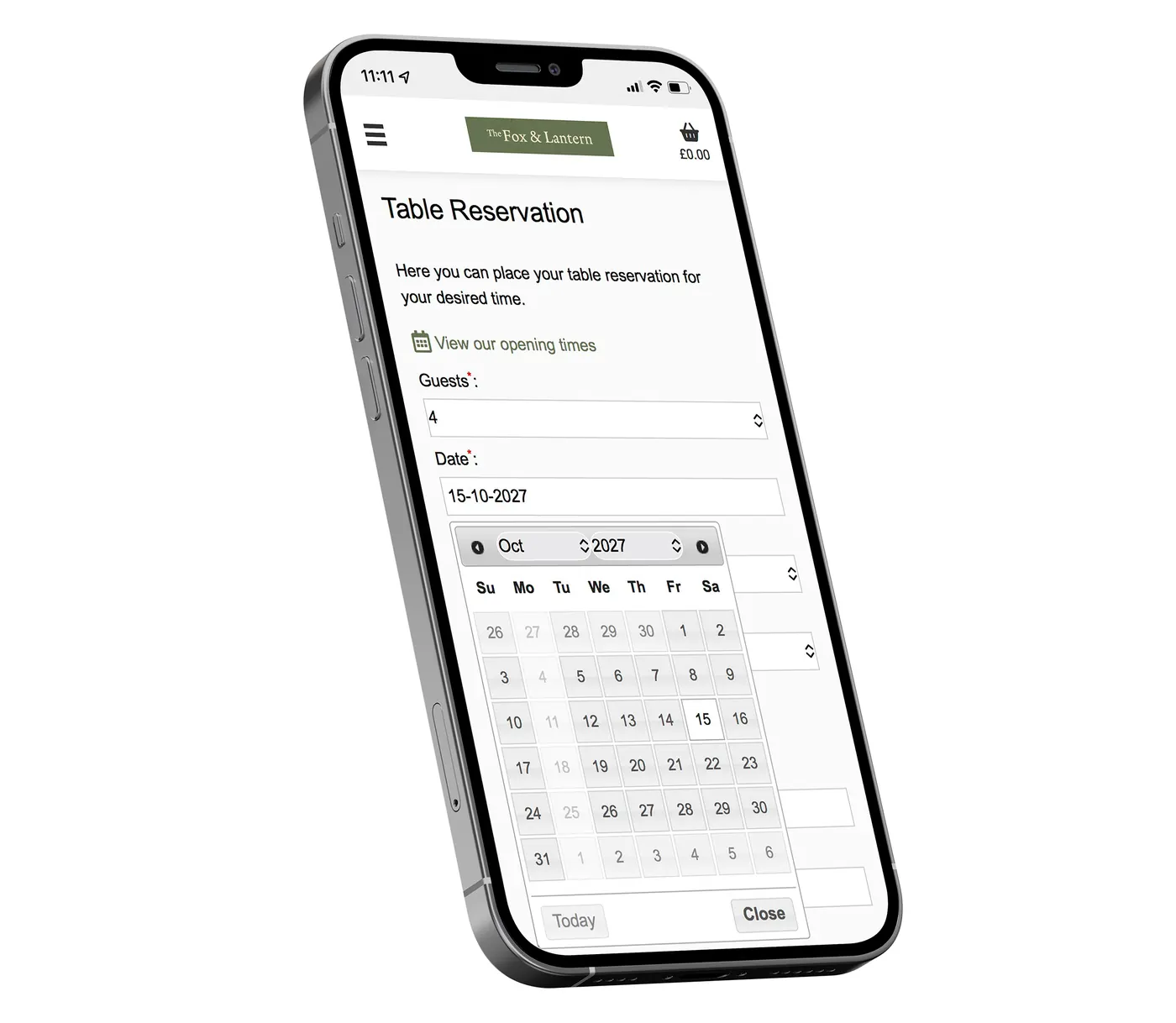 ICRTouch TouchReservation booking on a phone (image: ICRTouch)