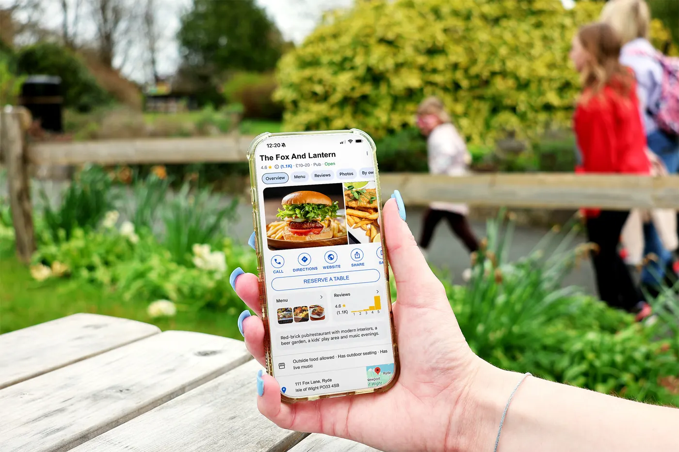 Reserve with Google bookings through ICRTouch TouchReservation (image: ICRTouch)