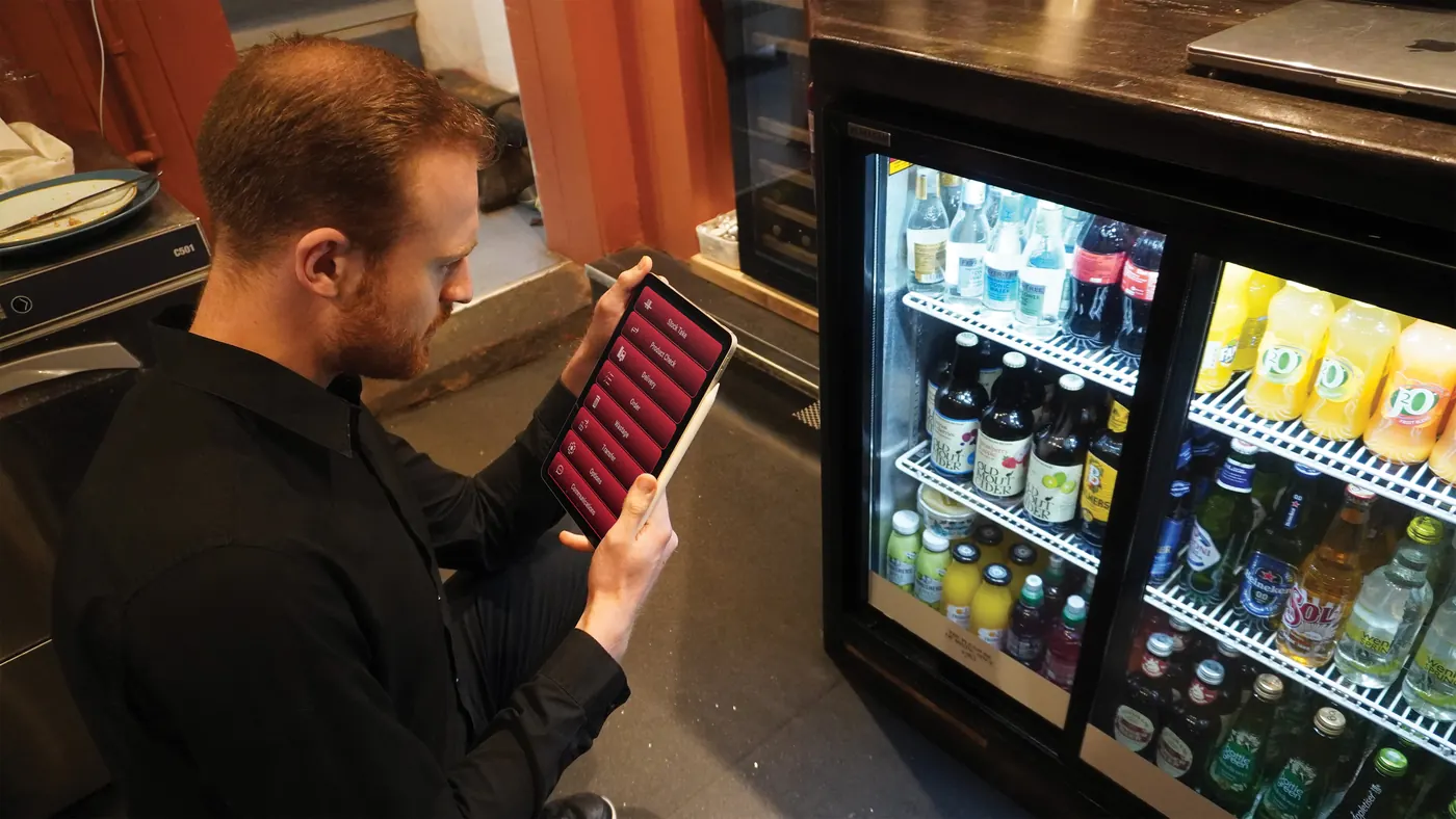 Counting bar stock with ICRTouch TouchStock (image: ICRTouch)